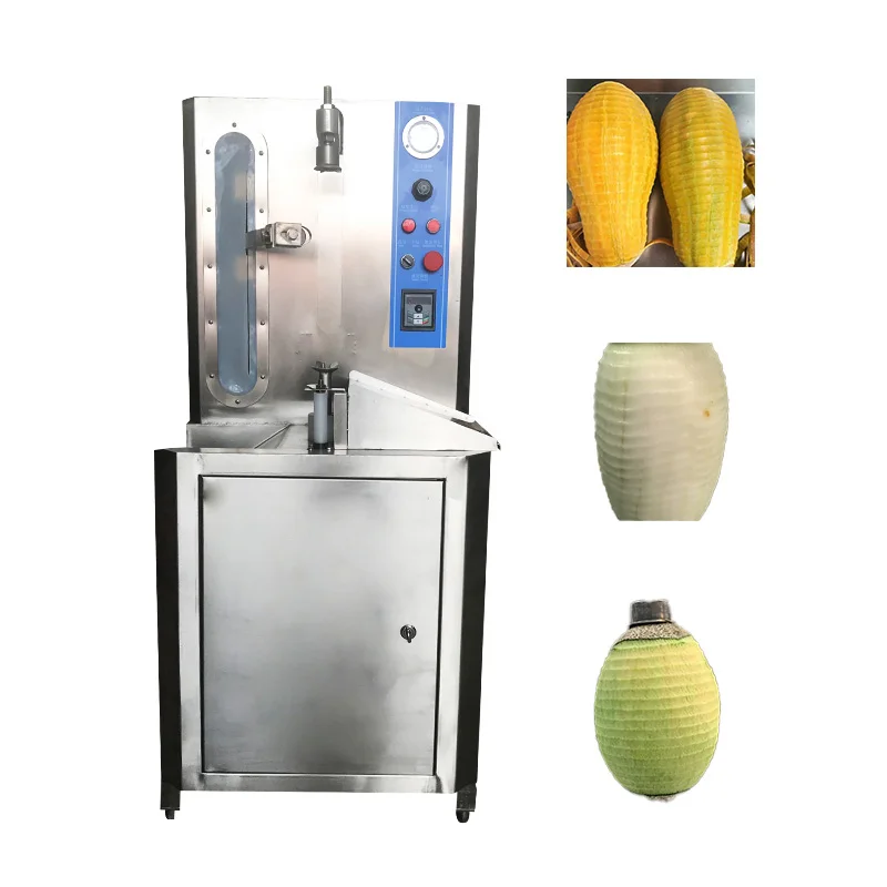 Electric Mango Gourd Grapefruit Big Small Fruits Honeydew Papaya Automatic Pineapple Peeler Machine