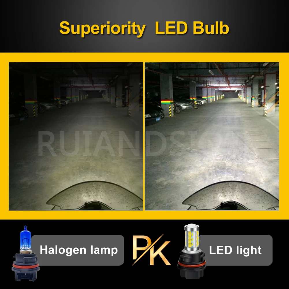 Picture 7: 2pcs 1200lm White PH11 9014 Motorbike Head Lamp Bulb 84SMD High Low Beam Motorcycle Headlight 12V 24V For YAMAHA SUZUKI HONDA