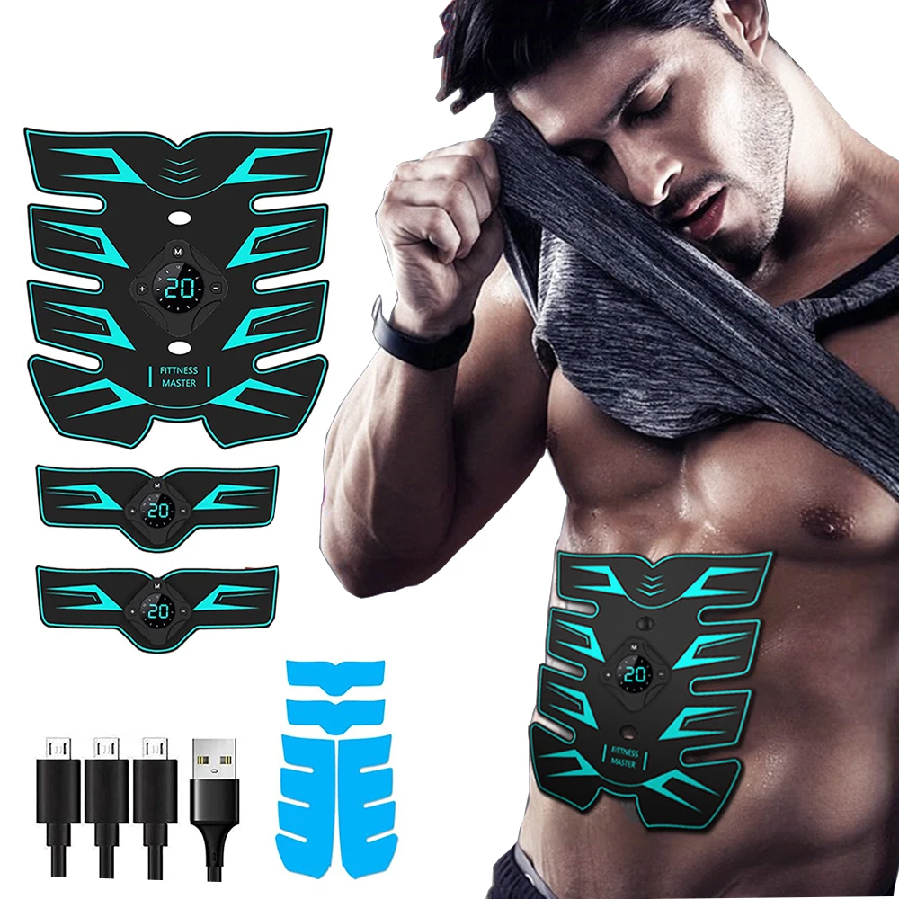 

EMS Wireless Muscle Stimulator Trainer Smart Fitness Abdominal Training Electric Weight Loss Stickers Body Slimming Massager
