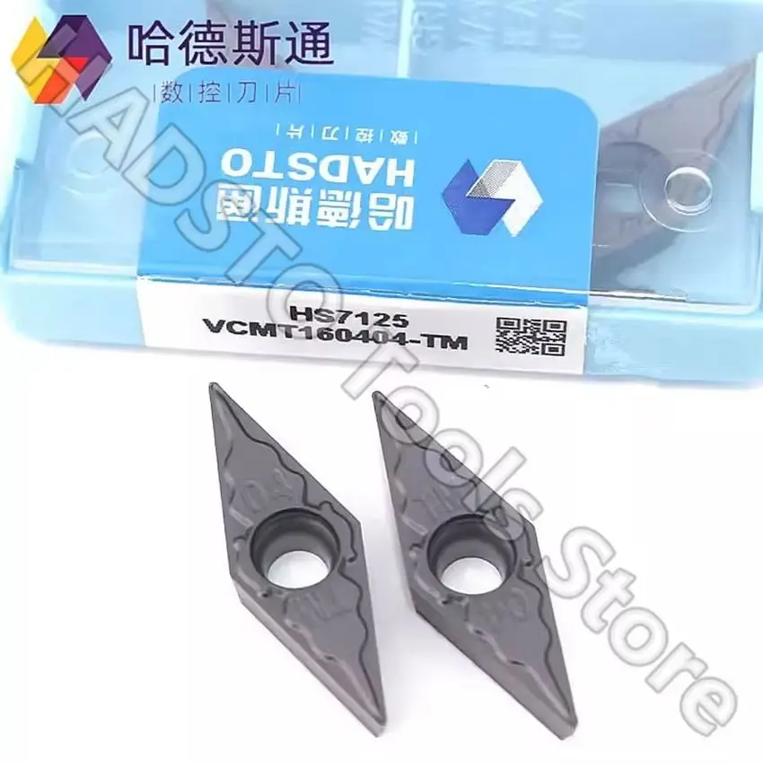 

VCMT160404-TM HS7125 VCMT160404-TM HADSTO CNC carbide inserts Turning inserts For Steel, Stainless steel, Cast iron 10pcs/box