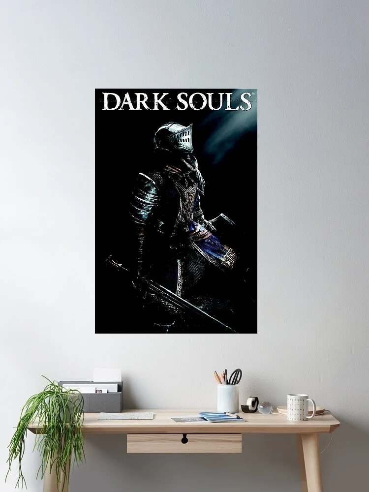 Dark Souls Game, Art Print Silk Poster Home Wall Decor
