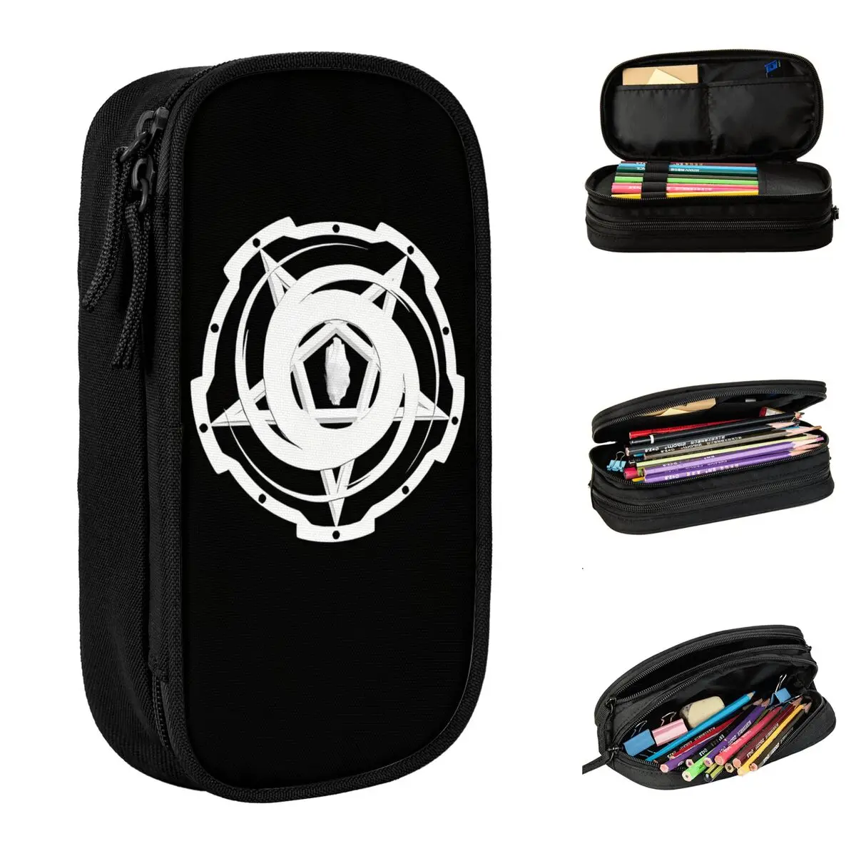 

Pressure Forsaken Pencil Case Zipper Pencil Bag Kids Kawaii Large Capacity School Pencil Cases Stationery Organizer