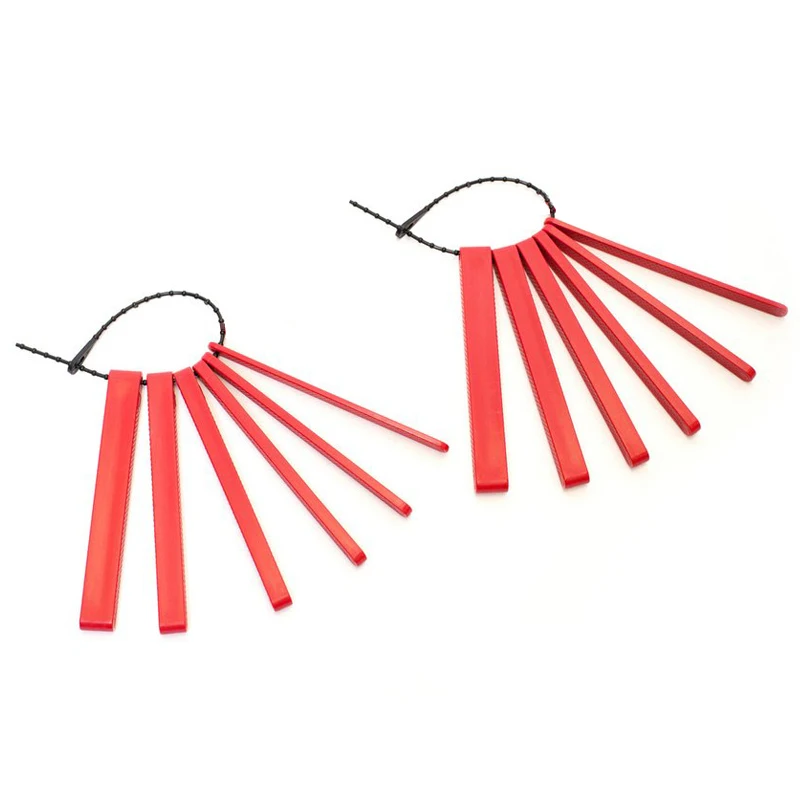 Red graded gnashing glue stick row stick children's autistic mouth muscle speech training tool