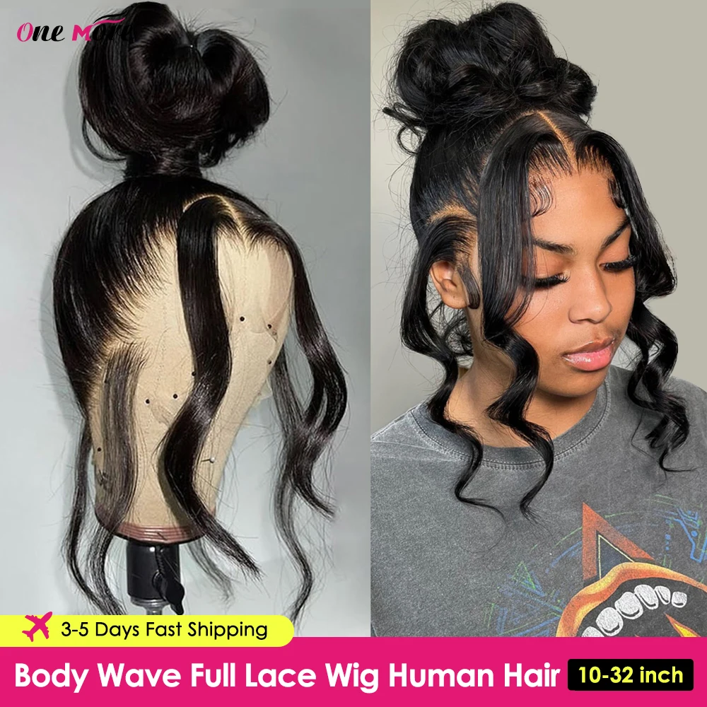 30 32 Inch Full Lace Wig Human Hair Body Wave Lace Front Wig Human Hair 13x4 13x6 Transparent Lace Frontal Wig Pre-Plucked