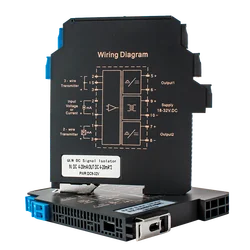 Dc 4-20ma Ingang Analoge Signaal Isolator Omzetter/Signaal Splitter Met 4-20ma Uitgang