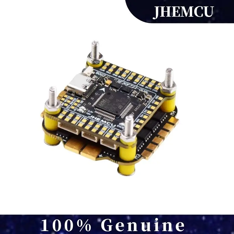 

Контроллер полета JHEMCU F7 F722 60A 4in1 ESC Stack 3-6S, 30,5x30,5 мм для FPV Freestyle Drone, обновление Plug and Play, Betaflight