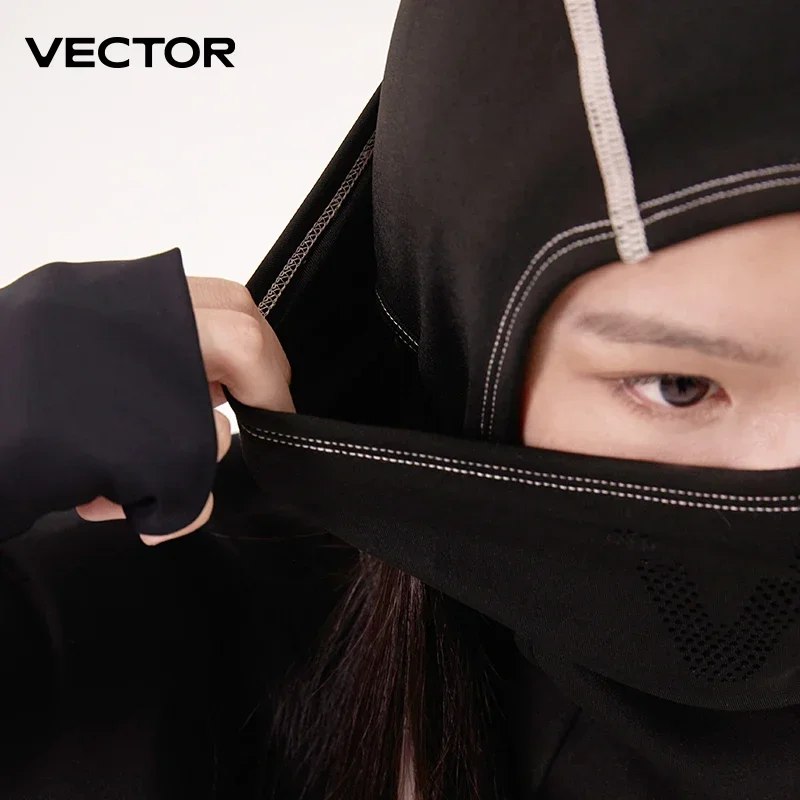 Vector inverno ciclismo máscara velo térmico manter quente à prova de vento ciclismo máscara facial balaclava máscara de esqui pesca chapéu headwear