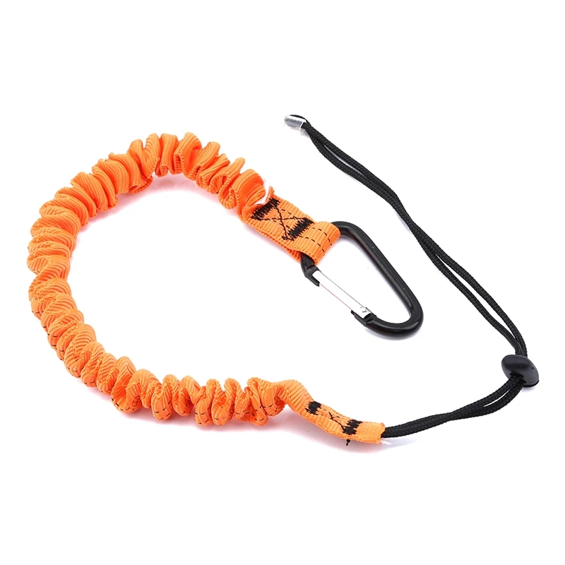 

Carabiner Tool Lanyard Retractable Safety Rope Telescopic Elastic Anti-fall Outdoor Tools Buckle For Climbing