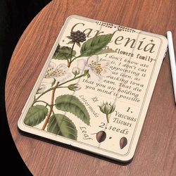 Smart Case with Pen Holder for IPad 5th 6th Generation IPad 10th Gen Air 5th 4th 10.9 2020 Pro 11 IPad Air3 10.5 Literary Flower