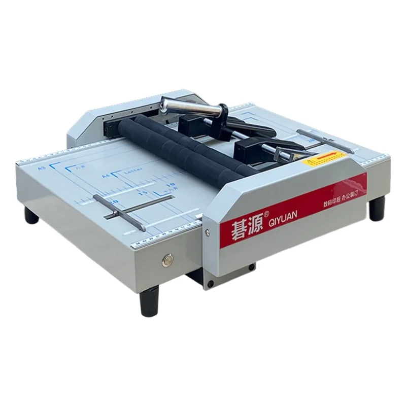 KOTUMY 220V A3 A4 Electric Booklet Maker, Stapling & Folding All-in-one Machine for Booklets, Contracts & Brochures