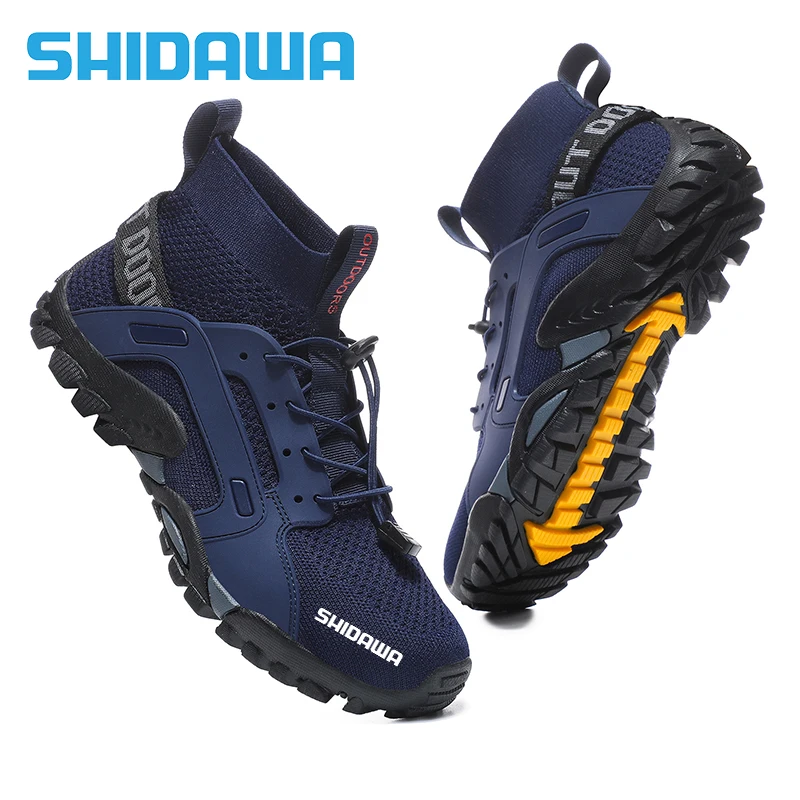 Shidawa Men's Breathable Fishing Shoes, Outdoor Mountaineering Shoes, Upstream Shoes, Leisure Sports, Hiking Boots, Wading, New