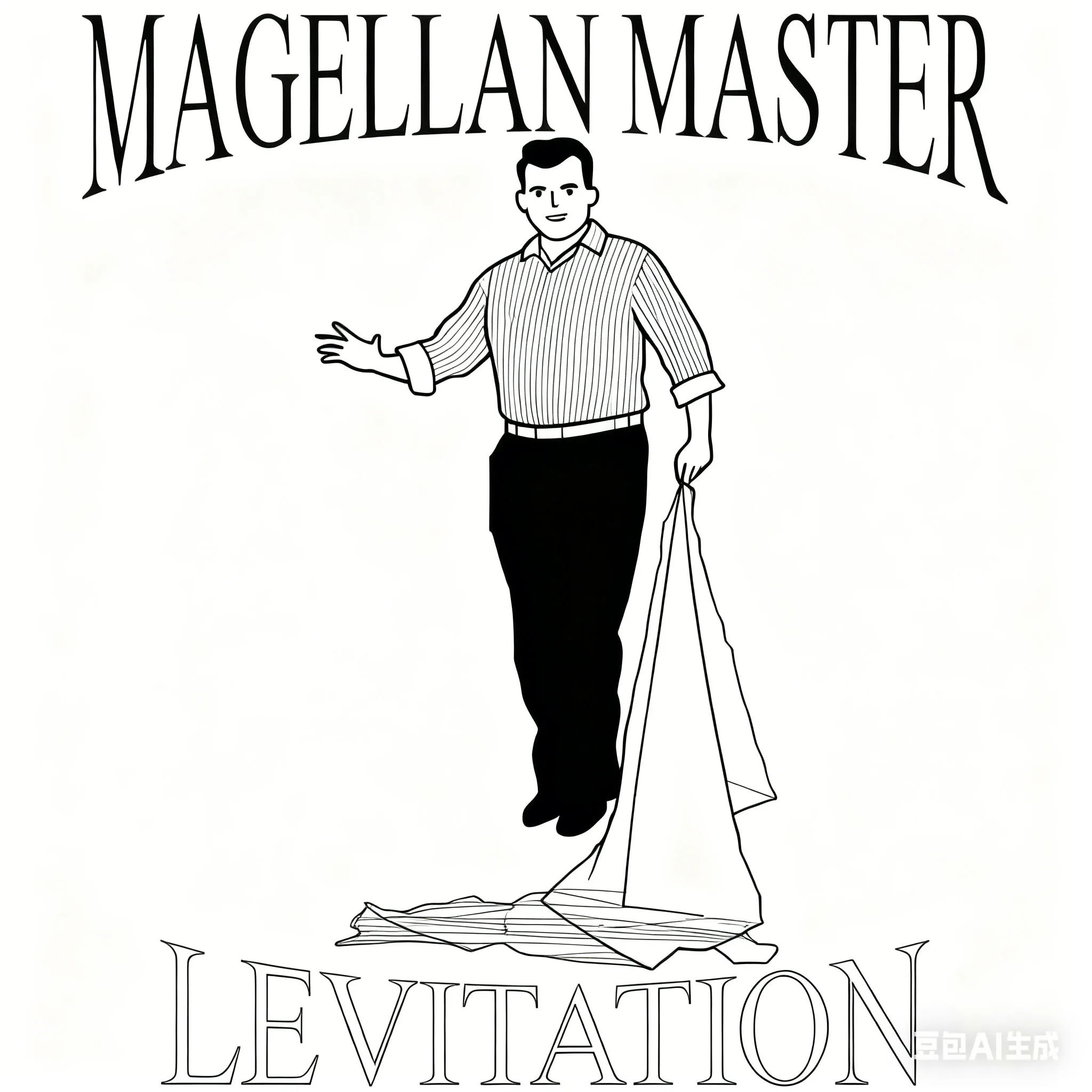 The Magellan Master Levitation Stage Magic Tricks Magia Magie Magica Magicians Prop Accessory Illusion Gimmick