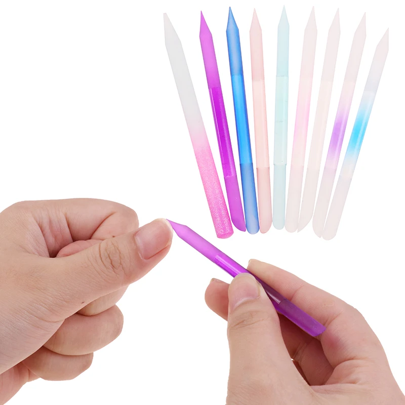 Professional Glass Cuticle Pusher - Precision Tool for Nail Filing & Cuticle Grooming