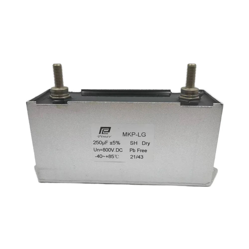 

Customized High-Power High Voltage 400VDC-5000VDC Industrial DC Link Capacitor 550uF-5000uF for Power Supply ThinFilm Capacitors