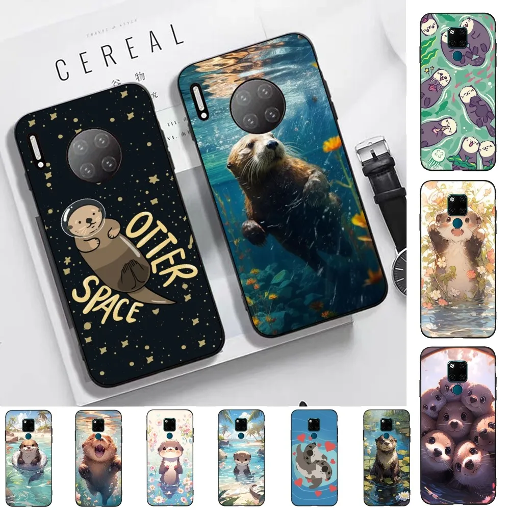 Cute Otter Lutra lutra Phone Case For Huawei Mate 10 20 30 40 50 lite pro Nova 3 3i 5 6 SE 7 pro 7SE