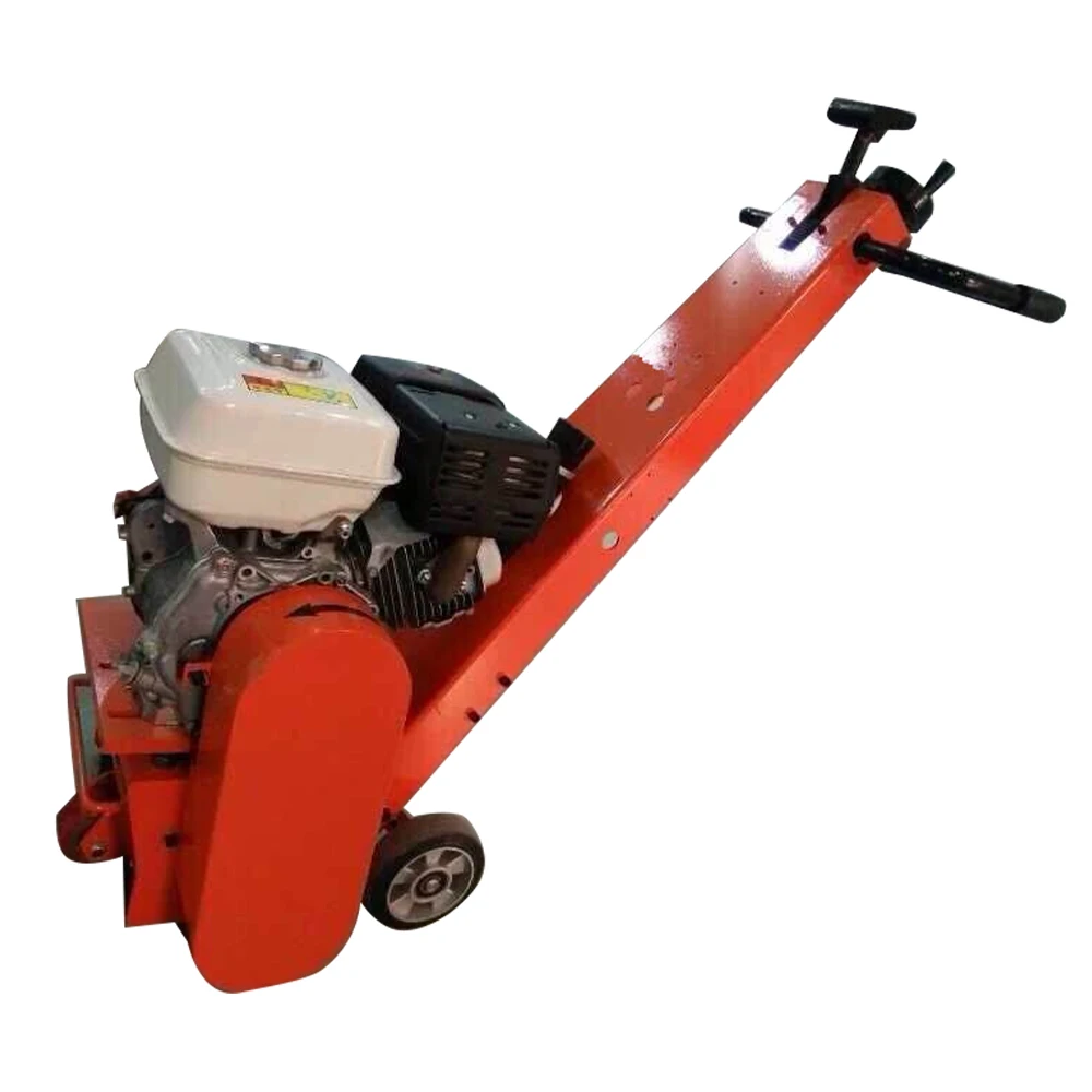 

200 hand-held concrete pavement milling and planing machine manual push type cement asphalt road surface roughening machine