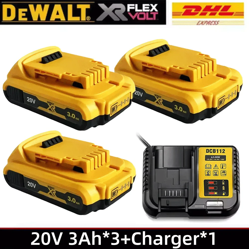 ل ديوالت 20 فولت 3Ah ماكس بطارية ليثيوم أيون لديوالت لبطاريات أداة فليكس فولت استبدال الخليط #1