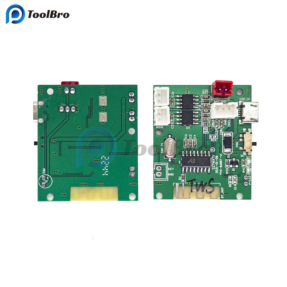 Imagem -03 - Auto Pair Tws Audio Power Amplifier Board Bluetooth 5.0 Receptor Micro Usb Módulo Amplificador para Alto-falante Subwoofer 5w Mais 5w 5v Pcs