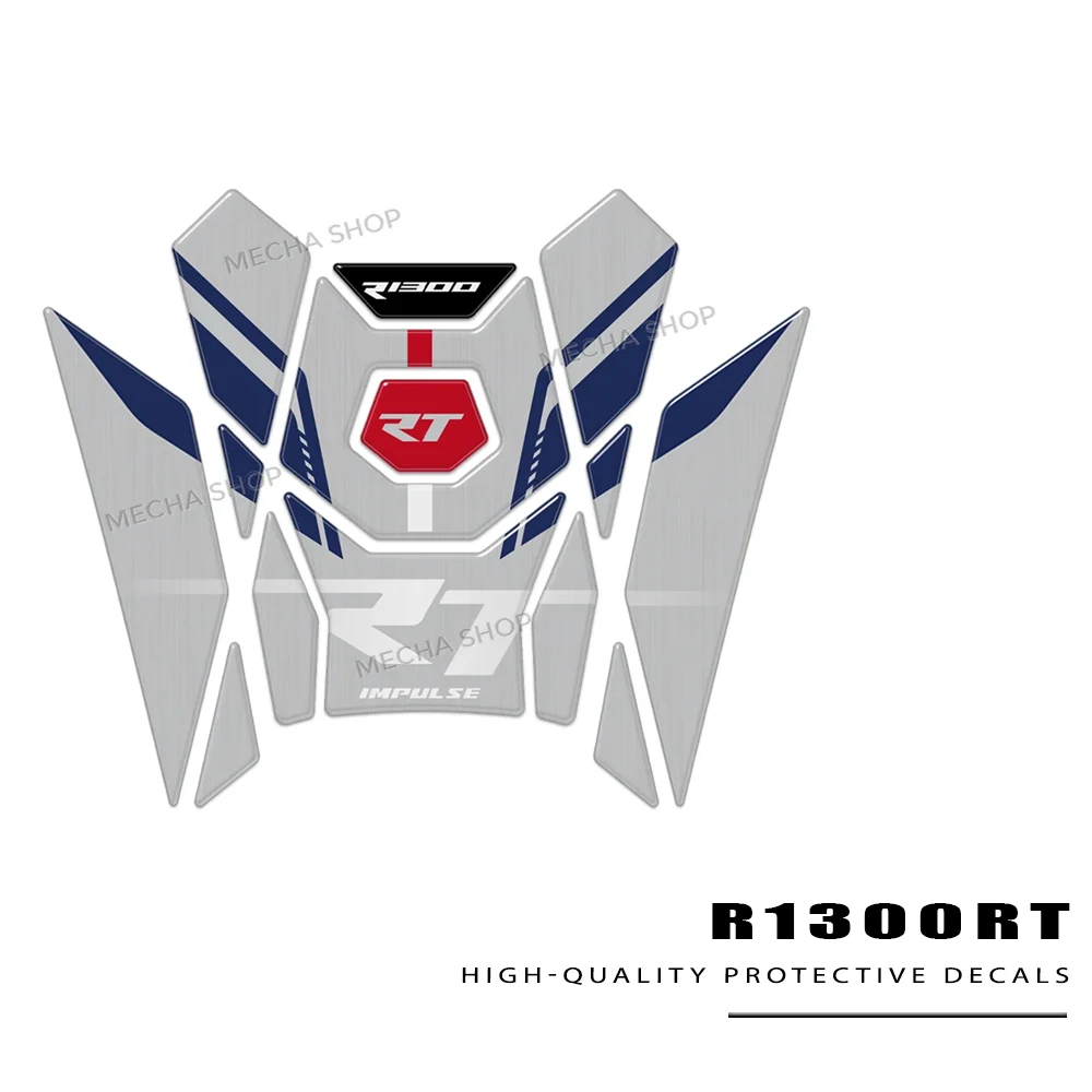 For R1300RT R1300 RT 2025 2026 Fuel Tank Waterproof Anti-Scratch 3D Gel Decal Tank Pad Protection Sticker Motorcycle Accessories
