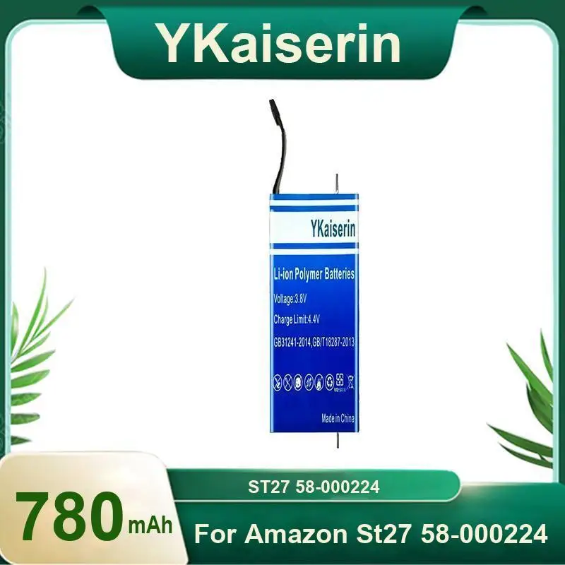

Tablet Battery 780Mah Rapid Charging For Amazon St27 58-000224