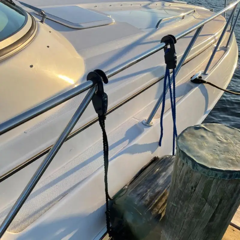 25MM Sailing Boat Rail Fenders Hanger Anti-Collision Quick Adjust Mudguard Hook for Marine Trips