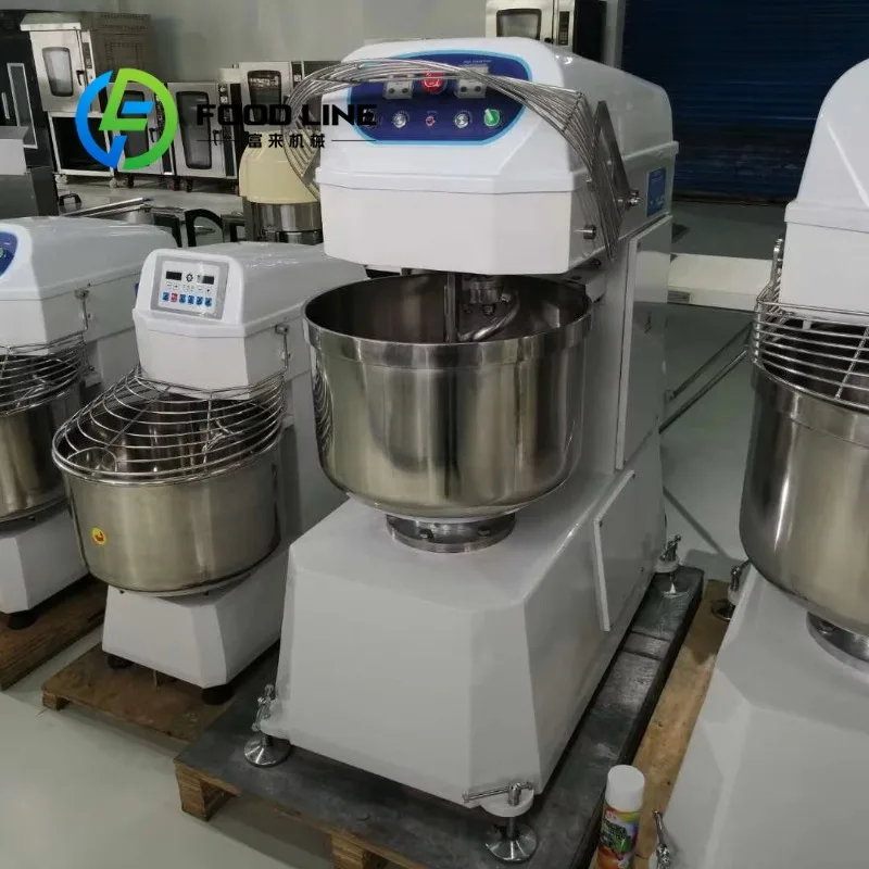 Dough Mixer for Home and Bakery Use Featuring Electric Motor Spiral Mixing and Removable Stainless Steel Bowl