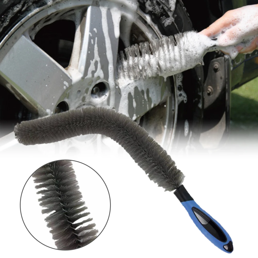 

60cm Tire And Wheel Brush Car Cleaning Kit Wash Tool Brush Detailing Tyre Grille Engine Rim Auto Cleaning Accessories