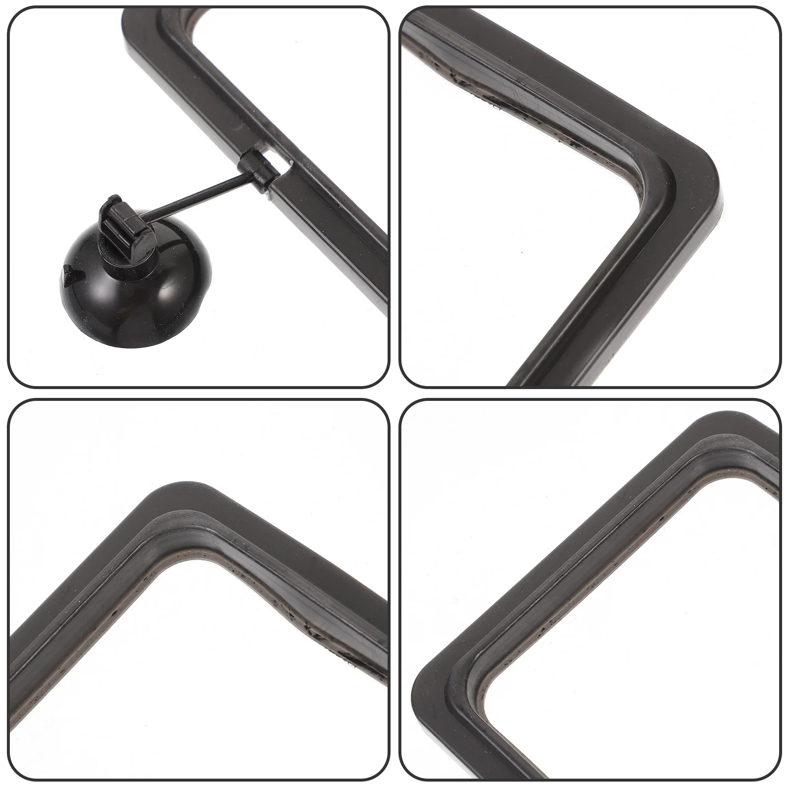 

Fish Tank Ring Feeder Black High Quality Floating Feeding Square That Minimizes Food Waste and Maintains Water Quality in