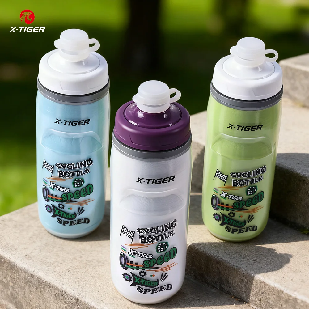 

Велосипедная бутылка для воды X-TIGER, 620 мл, термоизолированная бутылка для холодной воды, для занятий спортом на открытом воздухе, для горного велосипеда, шоссейного велосипеда, велосипедная бутылка для воды