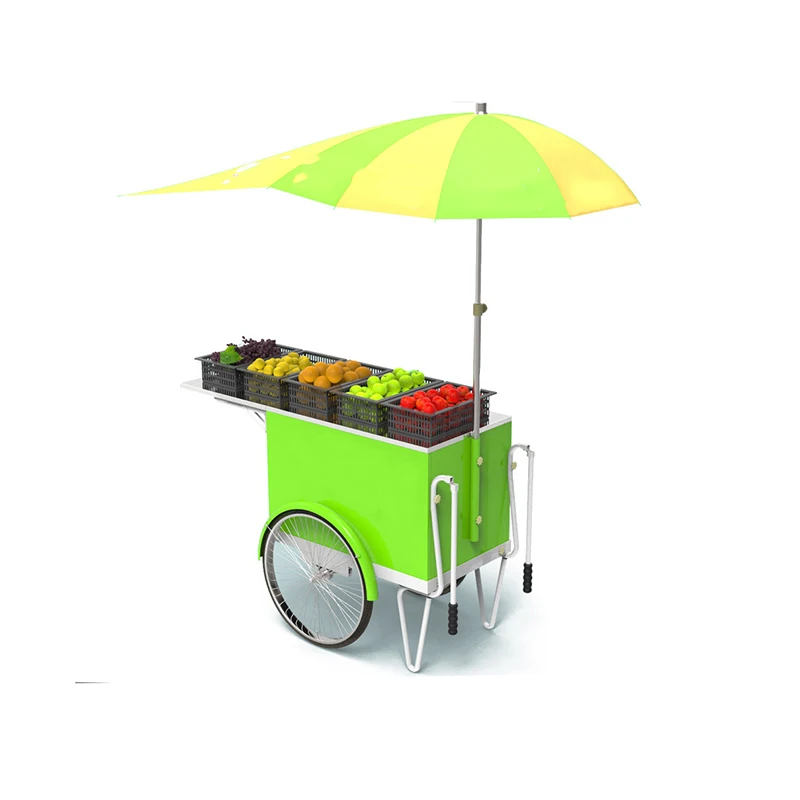 Mobile fast food truck Outdoor food kiosk Bubble tea ice cream kiosk for sale