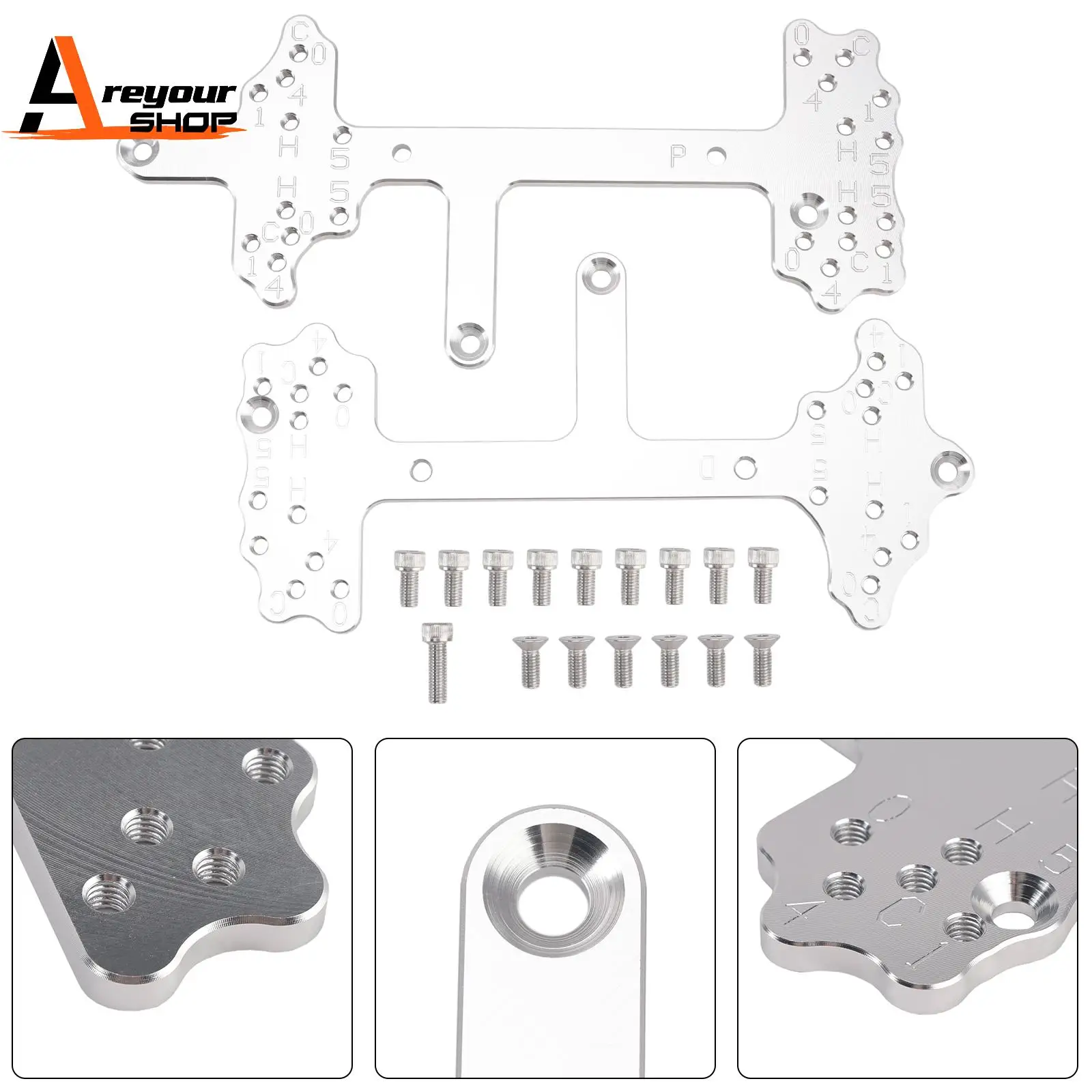 

Aluminum Ignition Coil Mounting Bracket Plate 551115-01 Fit for Chevy S10 LS