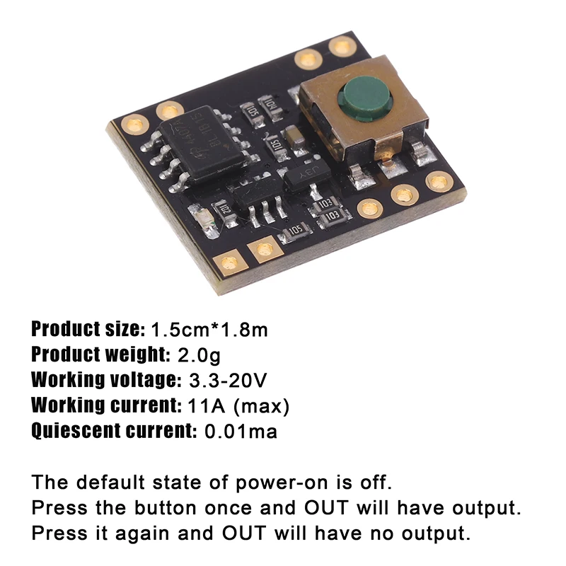 Switch Module Power Switch Power Button Module One-touch Load On/Off Replaces Mechanical