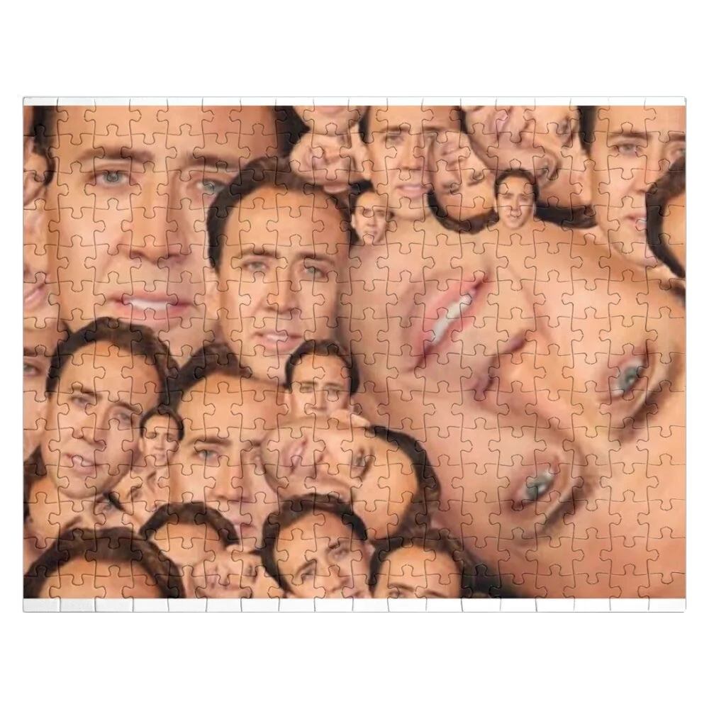 nicolas cage meme photo collageJigsaw Puzzle Puzzle With Personalized Photo Personalised Jigsaw