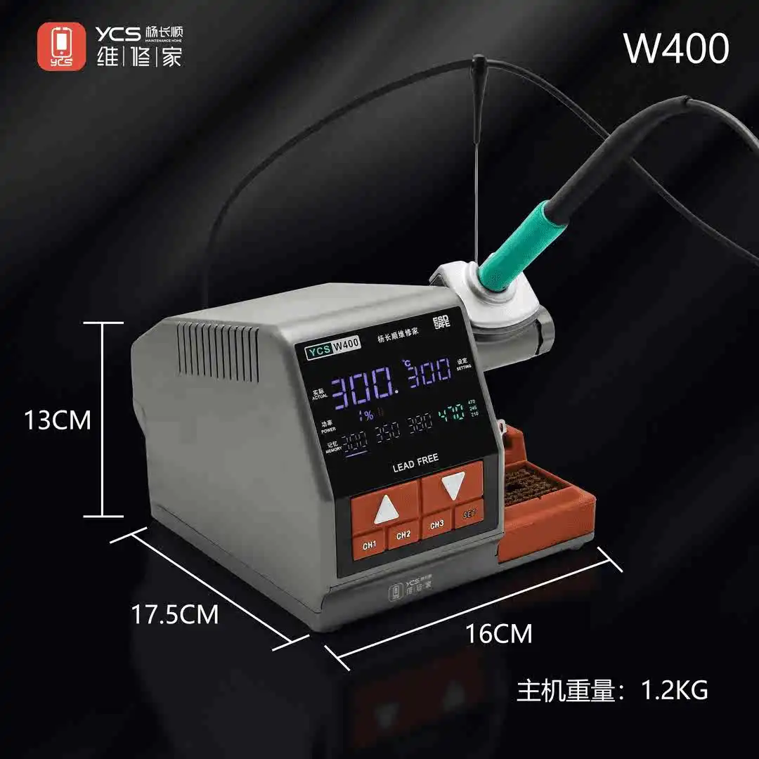 YCS repair high power soldering iron soldering station W400 can be matched with 470/210/245 soldering iron head