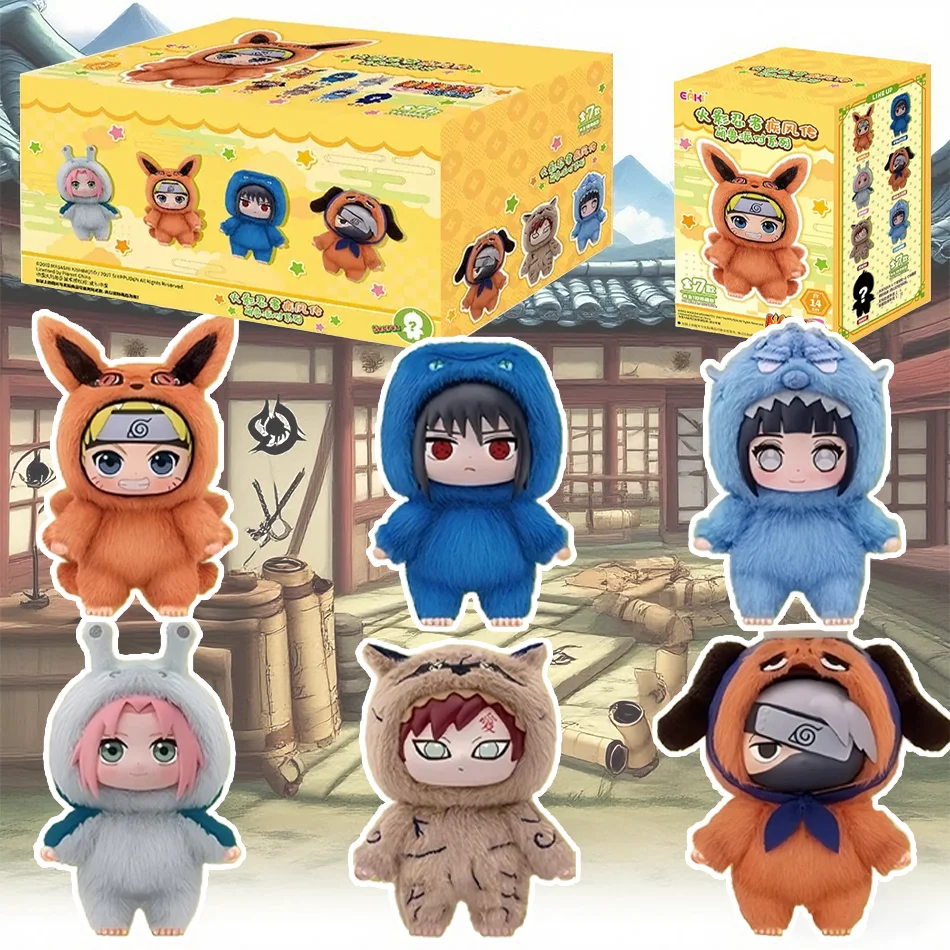 

New EAKI Naruto Box Shippuden Party Series Uzumaki Stuffed Shippuden Figure Ornament Toy Collection Gift