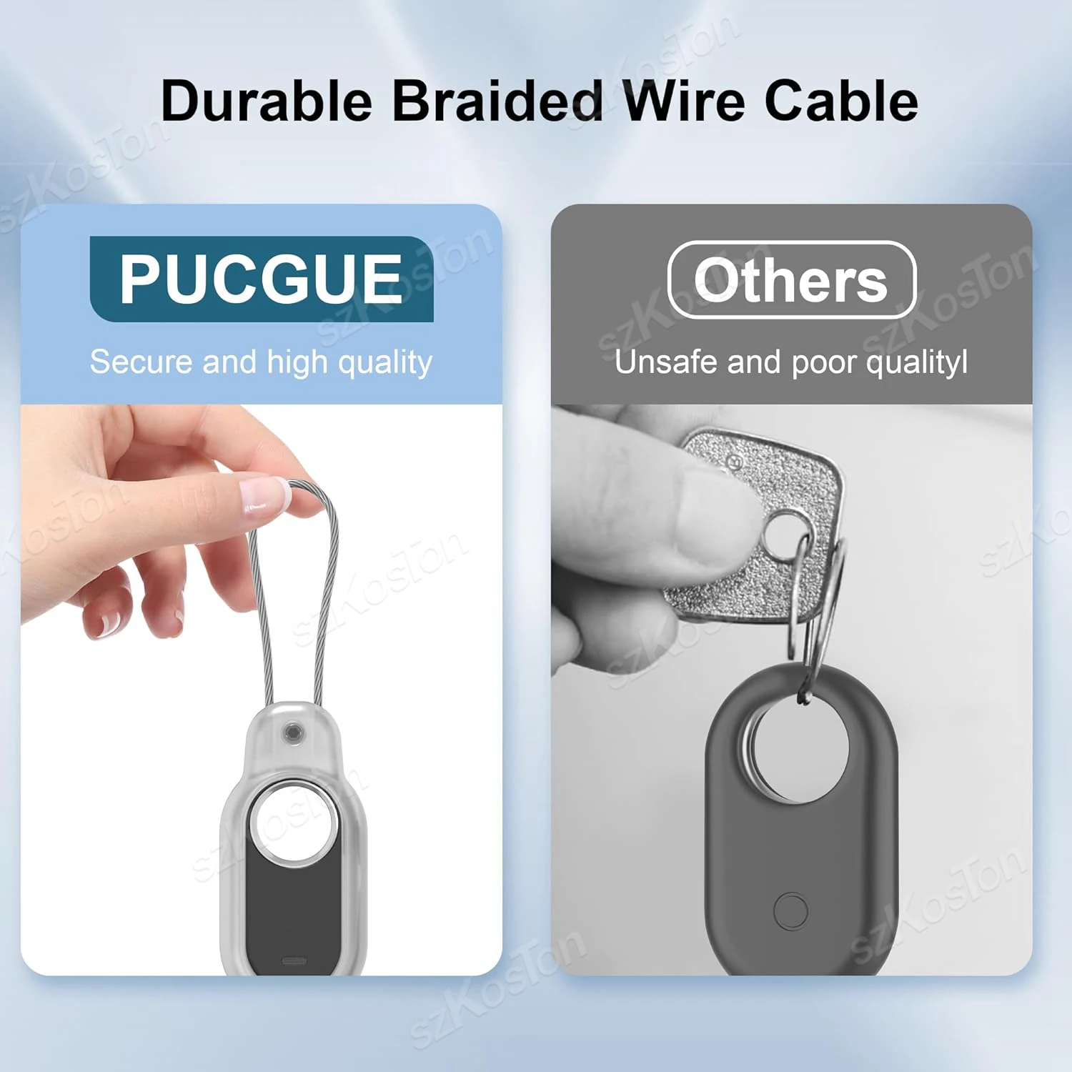 Чехол с безопасным замком для Samsung Galaxy SmartTag2 с прочным проводом, чехол-держатель GPS-трекера для ключей Smart Tag2, кошелька, багажа