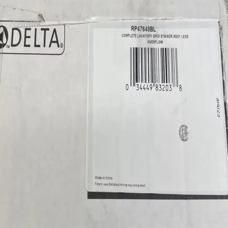 Brand New Ready Stock Brand New RP47648BL Grid Strainer Assembly-Less Overflow-Matte Black READ for Plc