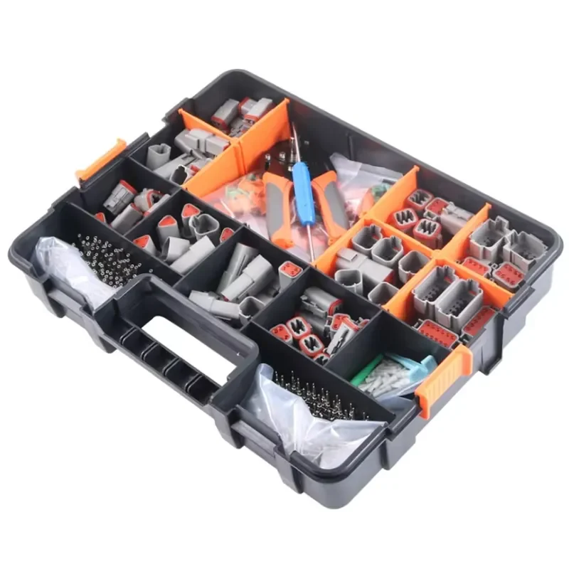 

Factory Deutsch Connector Kits with Crimping Tool 519PCS DT Series Connectors DT04 DT06 2PIN 3P 4PIN 6S 8P 12Pin