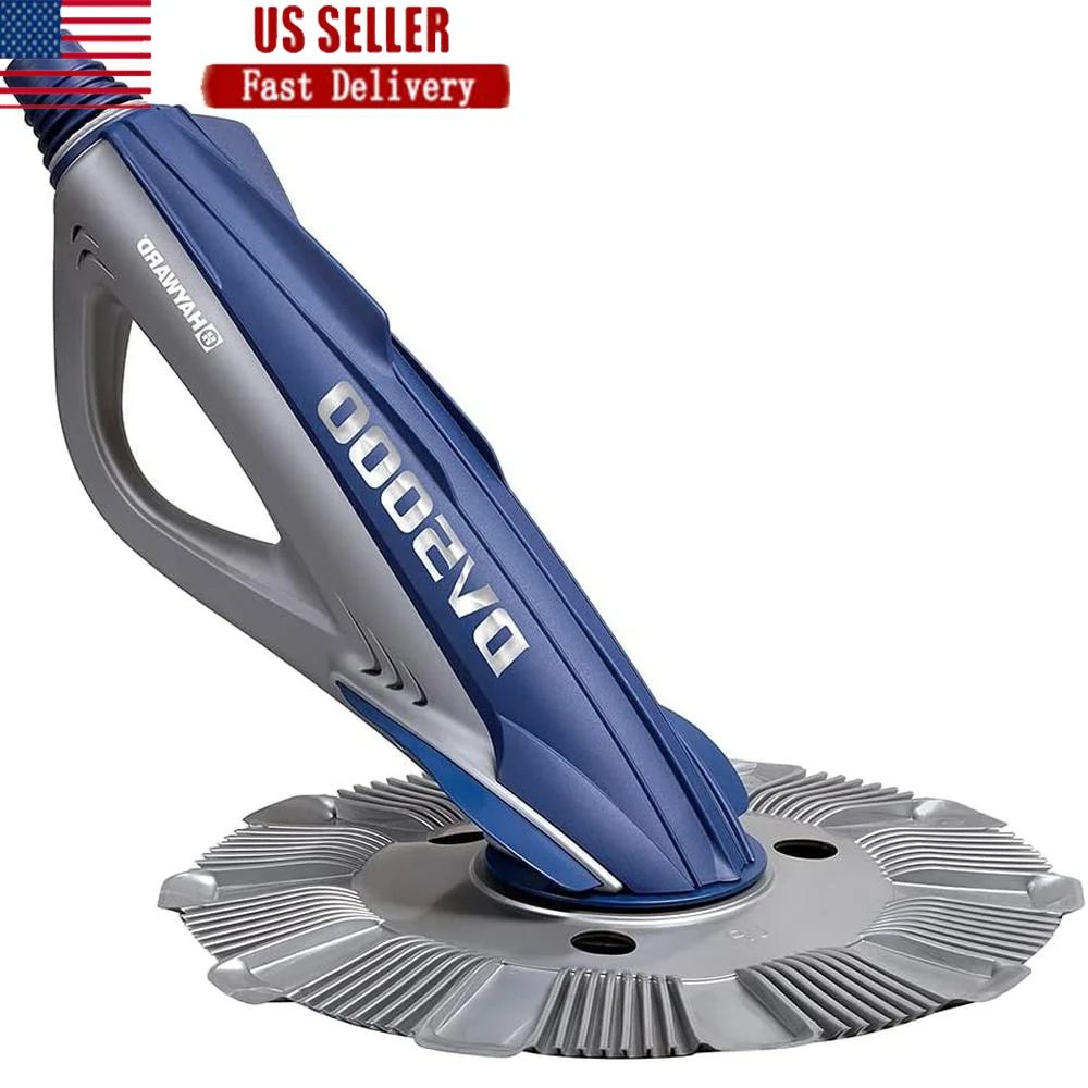 Automatic Pool Vacuum Cleaner In-Ground Pools Hydraulic Suction System 40ft Hose Easy Navigation and Efficient Debris Removal