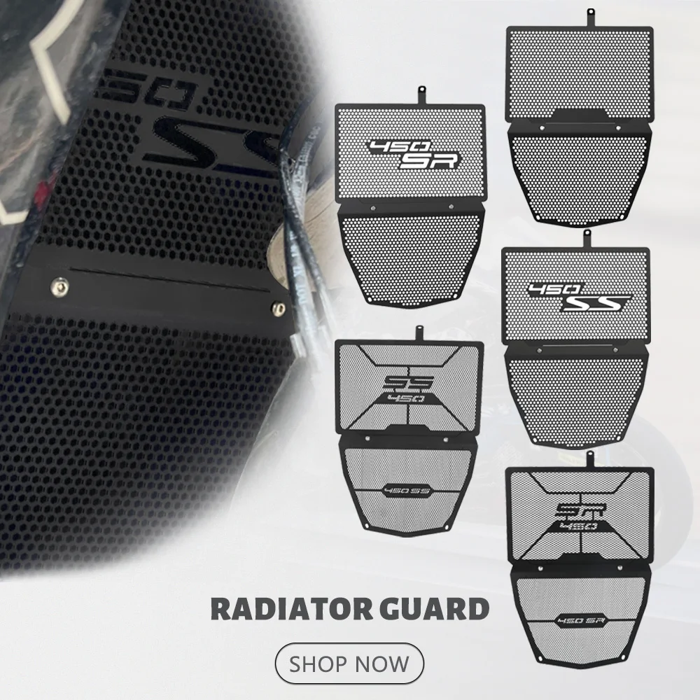 

FOR CFMOTO CF MOTO 450SR 450SS 450SR-S otorcycle 450 SR/SS/SR-S 2022 2023 2024 Radiator Guard Grille Cover Protector aluminium