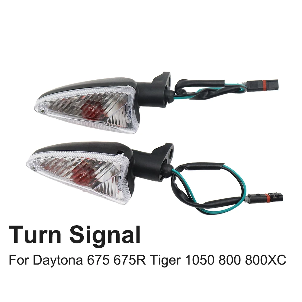 

800 XC Motorcycle Front Rear Turn Signal Light Indicator Flasher Blinker Lamp For Daytona 675 675R Tiger 1050 800 800XC