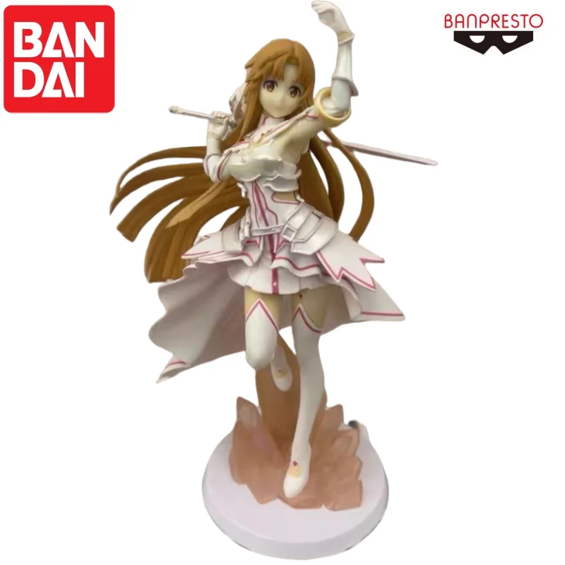 Bandai In Stock Original Banpresto Yuuki Asuna Doll Brand New Boxed Action Figure Animation Peripherals Anime Characters Garage