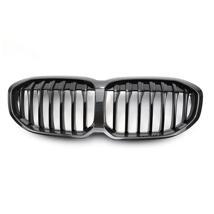 Car Body Parts Car Grille For BMW 1 Series F40 Hatchback Single Slat Carbon Look Modification Replacement