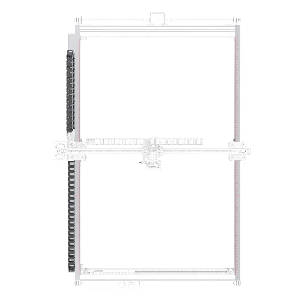 450x780mm Engraving Area Expansion Kit For TS2 Laser Engraving Machine Upgrade CNC Wood Engraver