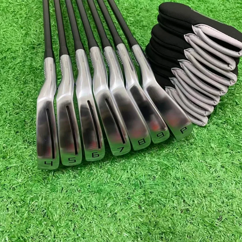 

2024 New Men's Golf Clubs Left hand silver p790 Golf Irons fifth generation 7pcs 4-9P R/S/SR Flex Steel/Graphite Shaft