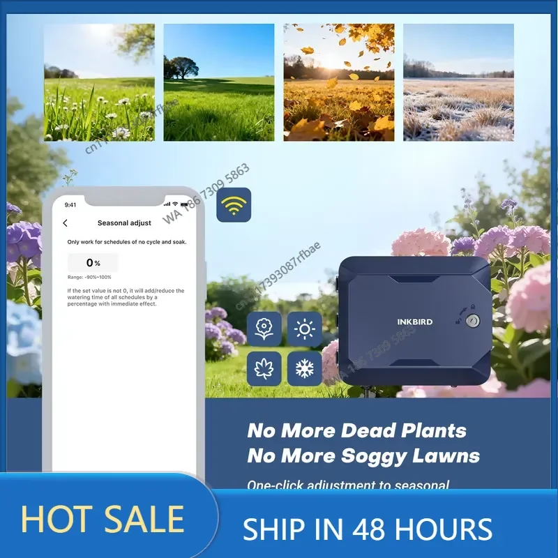 IICO-1600-WIFI 16-Zone Independent Control Smart Sprinkler Controller with Upgraded App and Automated Rain Skip
