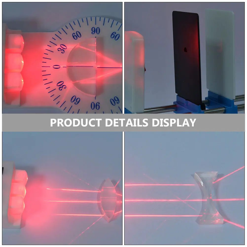 1Set Optical Experiment Kit High-Quality Physics Learning Tool for Students Hands-on Light Optics Education Stem Teaching