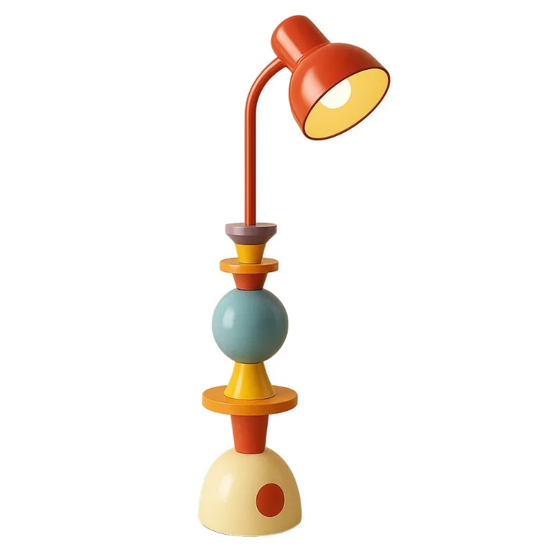 Dopamine floor lamp, vertical creative personality art designer living room bedroom room bedside lamp