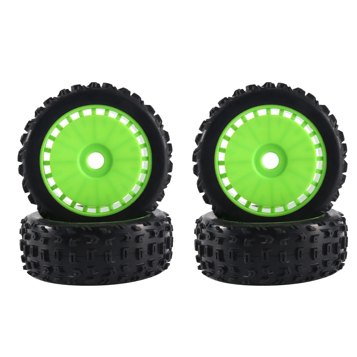 IINBD-4Pcs 116 มม.1/8 RC Off-Road Buggy ยางล้อ 17 มม.Hex,1