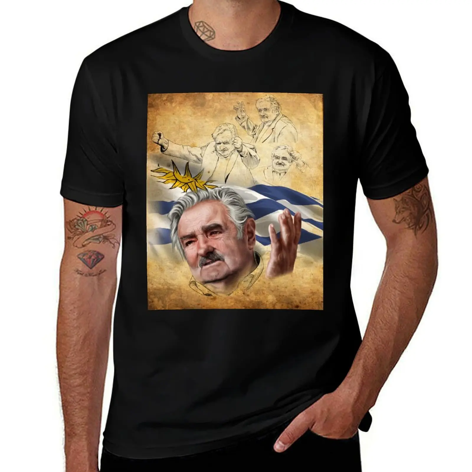 

Pepe Mujica artwork T-Shirt t shirt for man t shirts for man cotton soft